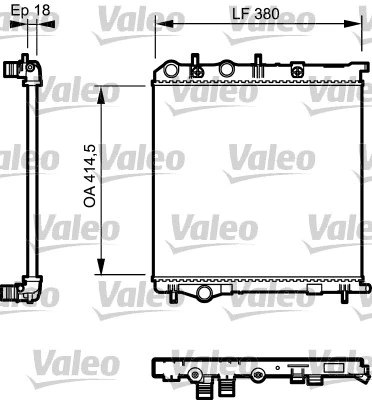 Radiator, engine cooling (735125)