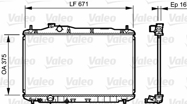 Radiator, engine cooling (735243)