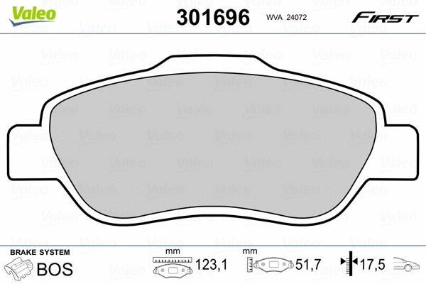 Brake Pad Set, disc brake