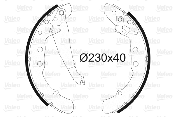 Brake Shoe Set (562081)