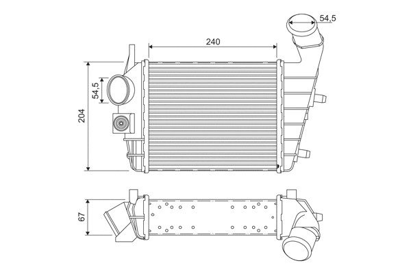 Charge Air Cooler (817861)