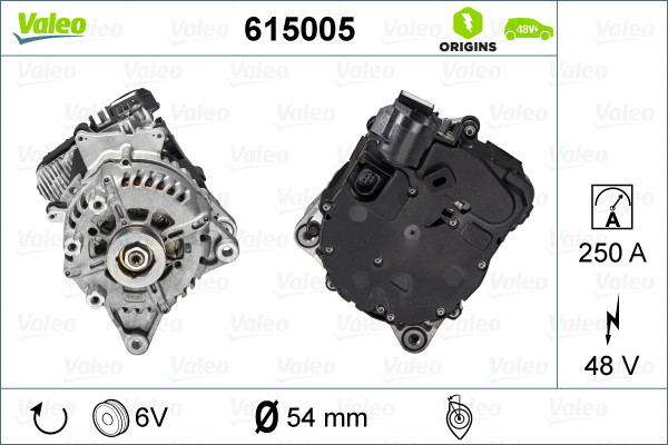 Alternator, starter