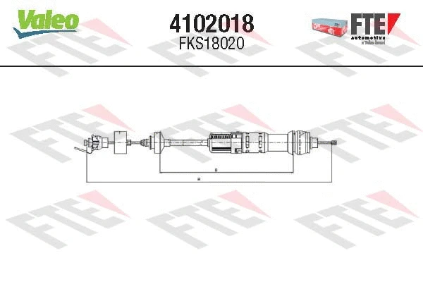 Cable Pull, clutch control (4102018)