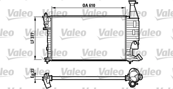 Radiator, engine cooling (732563)