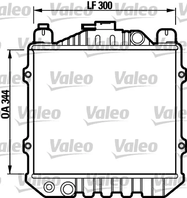 Radiator, engine cooling (731093)