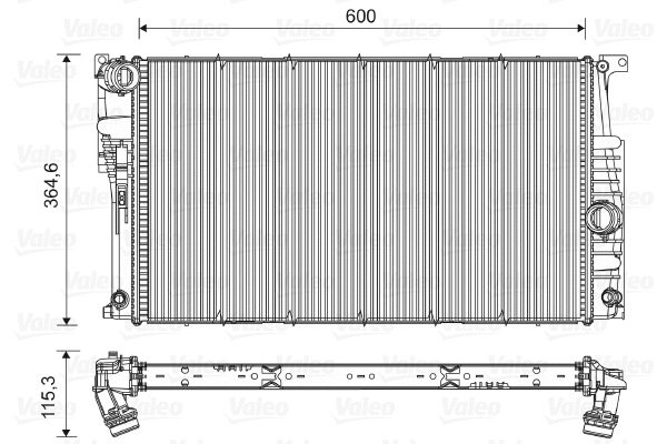 Radiator, engine cooling (735455)