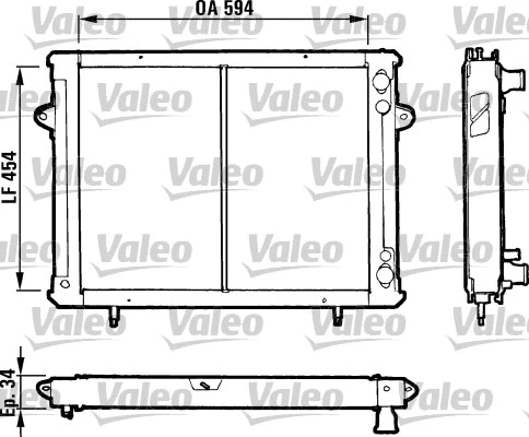Radiator, engine cooling (730627)