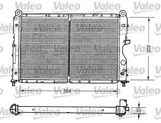 Radiator, engine cooling (731159)