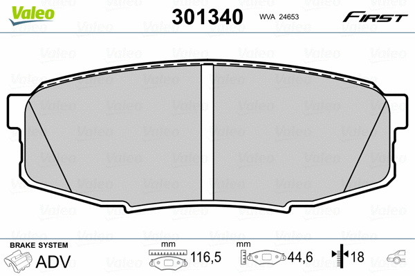 Brake Pad Set, disc brake