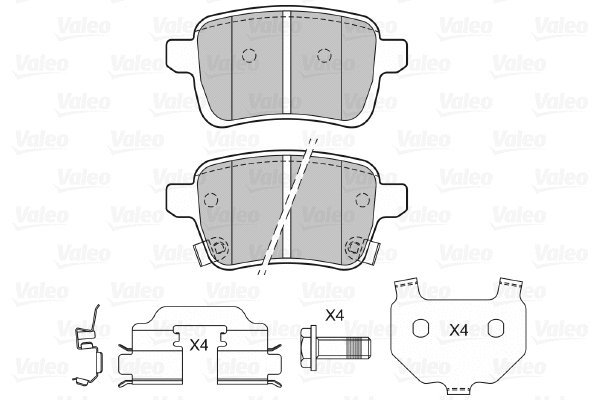 Brake Pad Set, disc brake (601478)