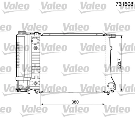 Radiator, engine cooling (731508)