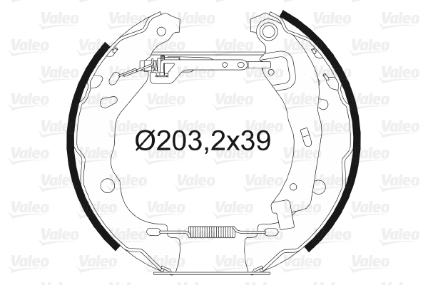 Brake Shoe Set (554726)