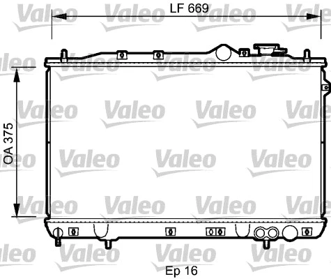 Radiator, engine cooling (734256)