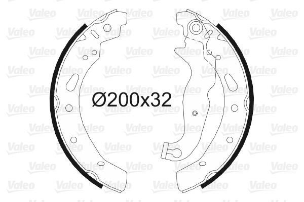 Brake Shoe Set (564086)