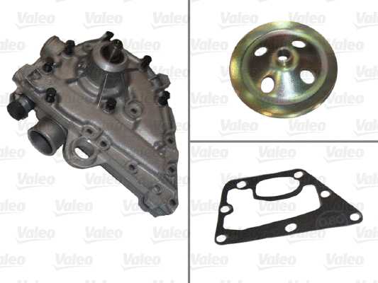 Water Pump, engine cooling (506509)