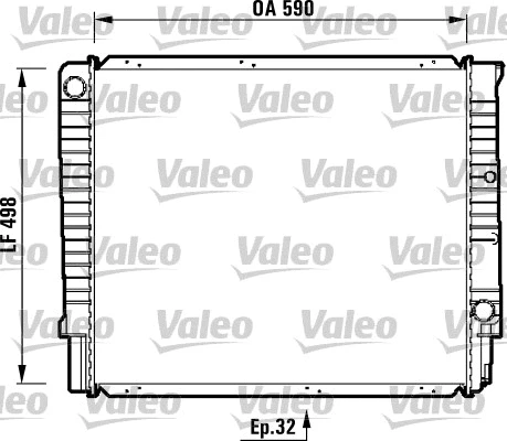Radiator, engine cooling (732369)