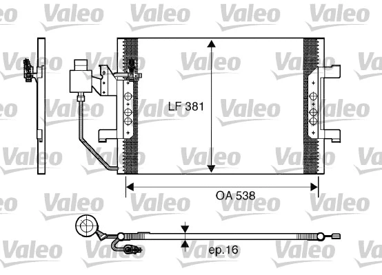 Condenser, air conditioning (817504)