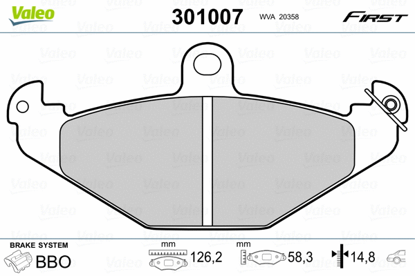 Brake Pad Set, disc brake
