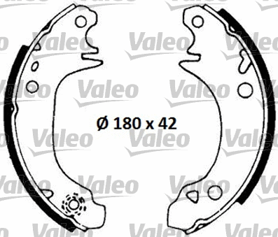 Brake Shoe Set (553622)