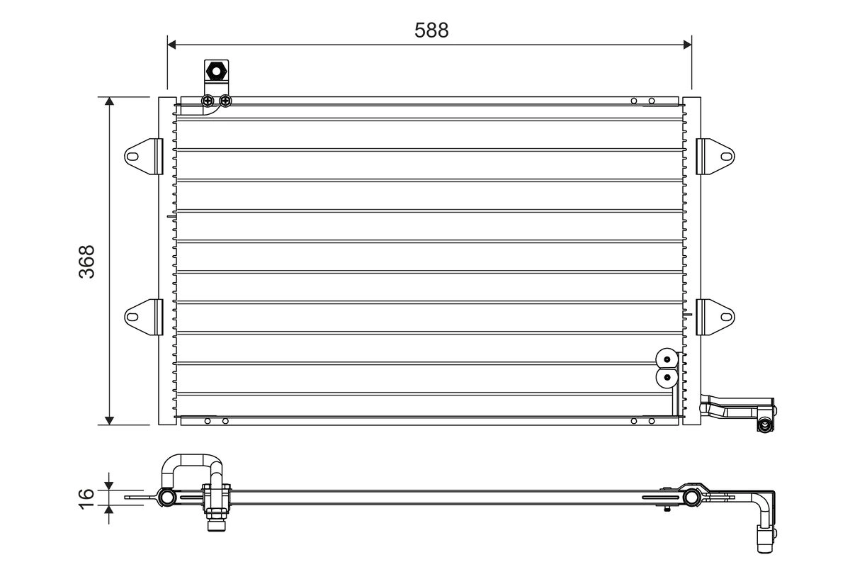 Condenser, air conditioning (816910)