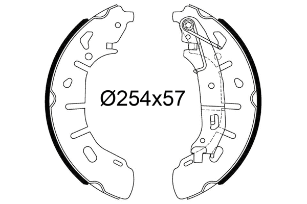 Brake Shoe Set (564251)