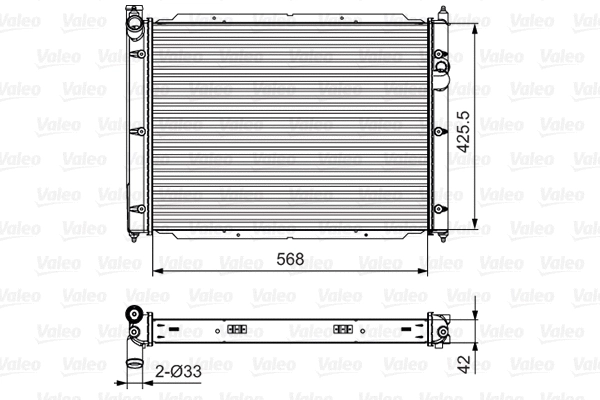 Radiator, engine cooling (701543)