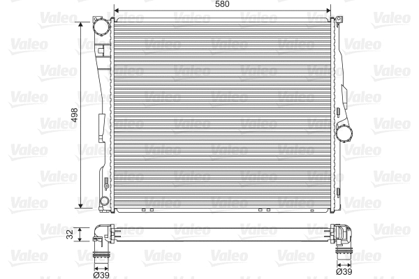 Radiator, engine cooling (701563)
