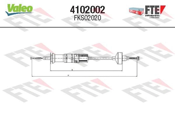 Cable Pull, clutch control (4102002)