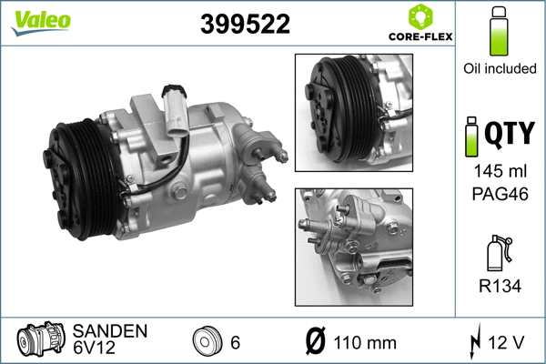 Compressor, air conditioning (399522)