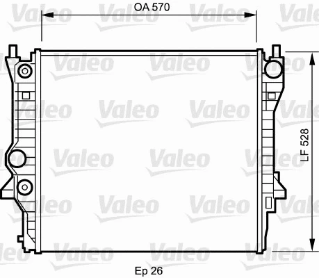 Radiator, engine cooling (734704)