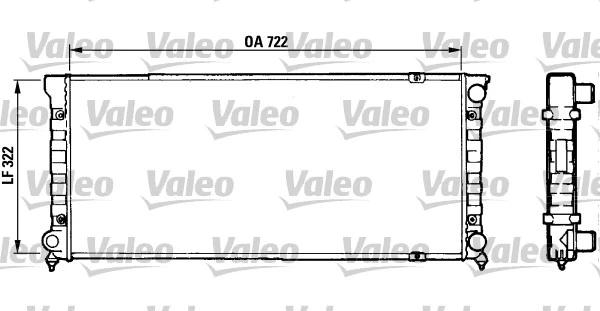 Radiator, engine cooling (883872)