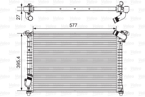 Radiator, engine cooling (734328)