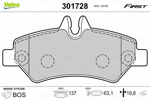 Brake Pad Set, disc brake