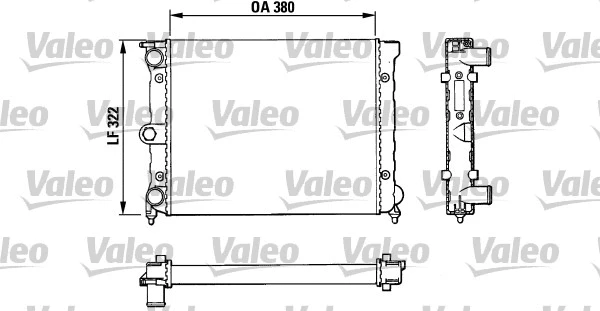 Radiator, engine cooling (883818)