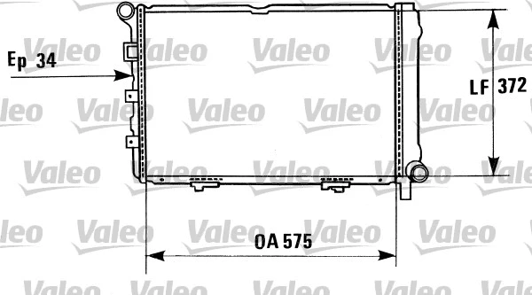 Radiator, engine cooling (819198)