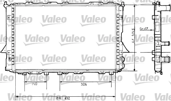 Radiator, engine cooling (730360)