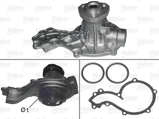 Water Pump, engine cooling (506594)