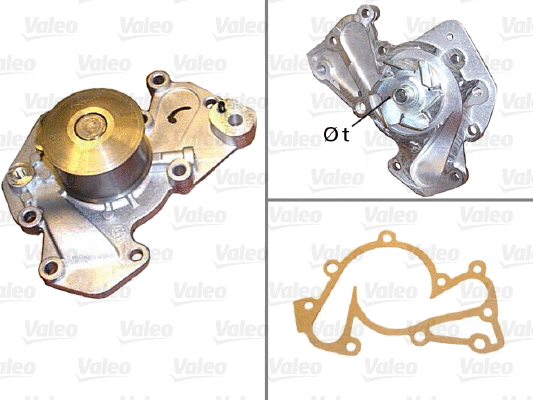 Water Pump, engine cooling (506819)