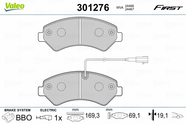 Brake Pad Set, disc brake