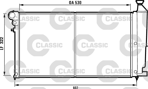 Radiator, engine cooling (231527)