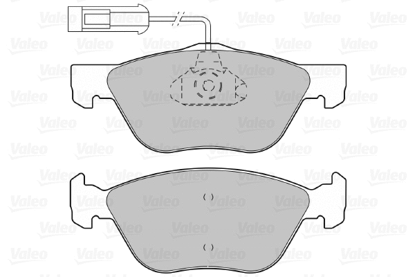 Brake Pad Set, disc brake (598308)