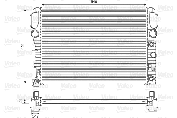 Radiator, engine cooling (734805)