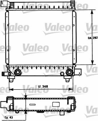 Radiator, engine cooling (731171)