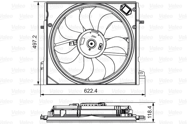 Fan, engine cooling (698582)