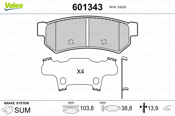 Brake Pad Set, disc brake