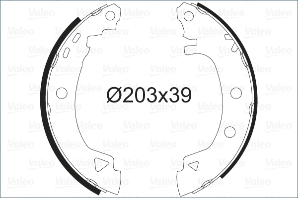 Brake Shoe Set (562041)