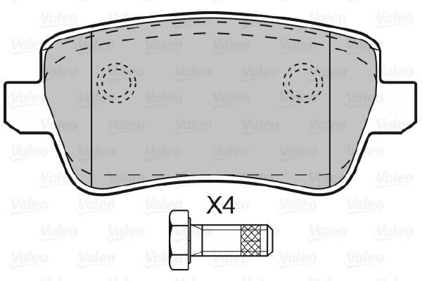 Brake Pad Set, disc brake (598727)