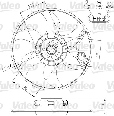Fan, engine cooling (696284)