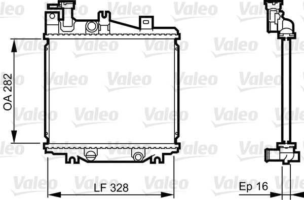 Radiator, engine cooling (731625)