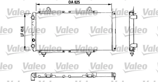 Radiator, engine cooling (883765)
